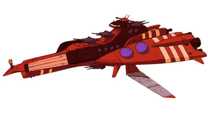 ムサカ / ガンダムシリーズの戦艦の大きさランキング