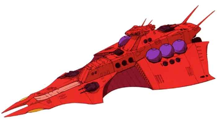 レウルーラ / ガンダムシリーズの戦艦の大きさランキング