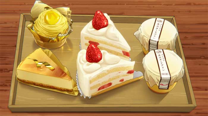食後のケーキ