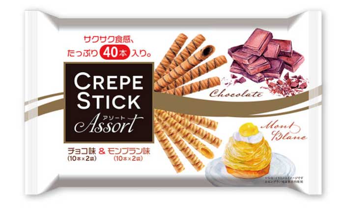 クレープスティックアソート(チョコ&モンブラン)