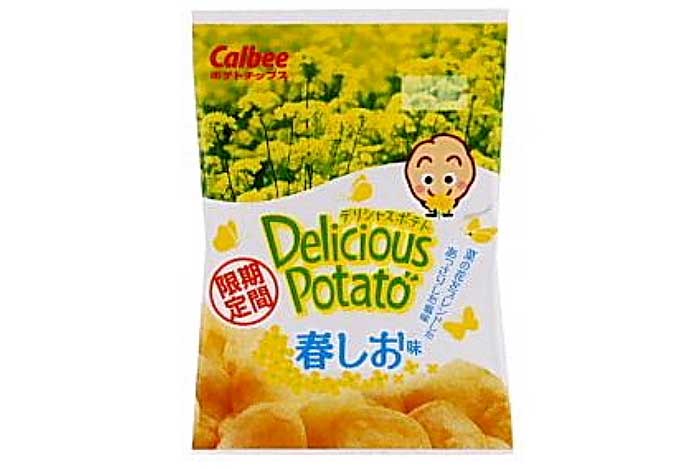デリシャスポテト(春しお味、本わさび味)