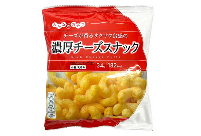 みんなのおやつ濃厚チーズスナック