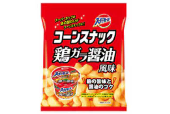 コーンスナック(鶏ガラ醤油、豚キムチ)