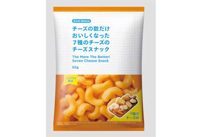チーズの数だけおいしくなった7種のチーズのチーズスナック