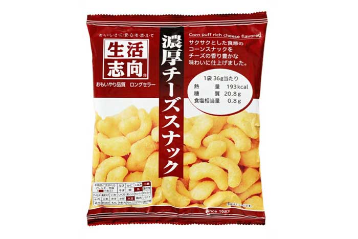 生活志向 濃厚チーズスナック