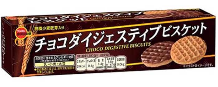 チョコダイジェスティブビスケット
