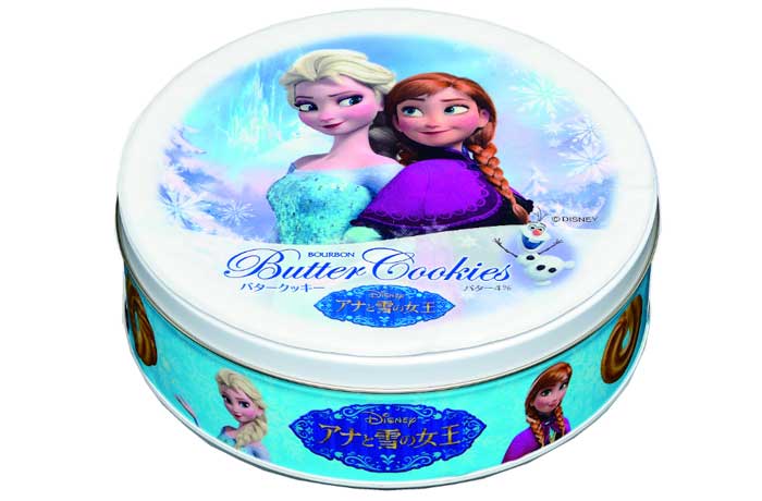 アナと雪の女王缶